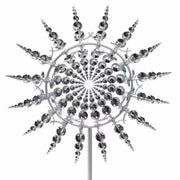 Magical Metal Windmill 3D Kinetic Sculpture - Enchanting Decor