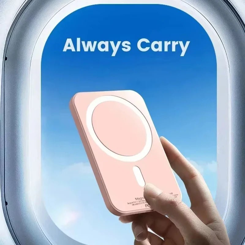 Magnetic Powerbank For iPhone Original External Battery Portable Wireless Charger for apple magsafe Power Bank Spare Battery New - Lacatang Shop