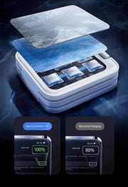 MagSafe Three - in - One Wireless Charger for Apple 15promax Mobile Phone Magnetic Iphone14/13/12 Watch AppleWatch Base Iwatchs9 Bracket Two - in - One Qi2 - Lacatang Shop