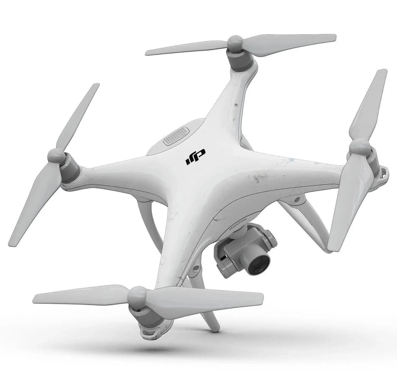 Marbleized Light Gray - Full - Body Skin Kit for the DJI Phantom 4 Drone - Lacatang Shop
