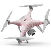 Marbleized Pink v3 - Full - Body Skin Kit for the DJI Phantom 4 Drone - Lacatang Shop