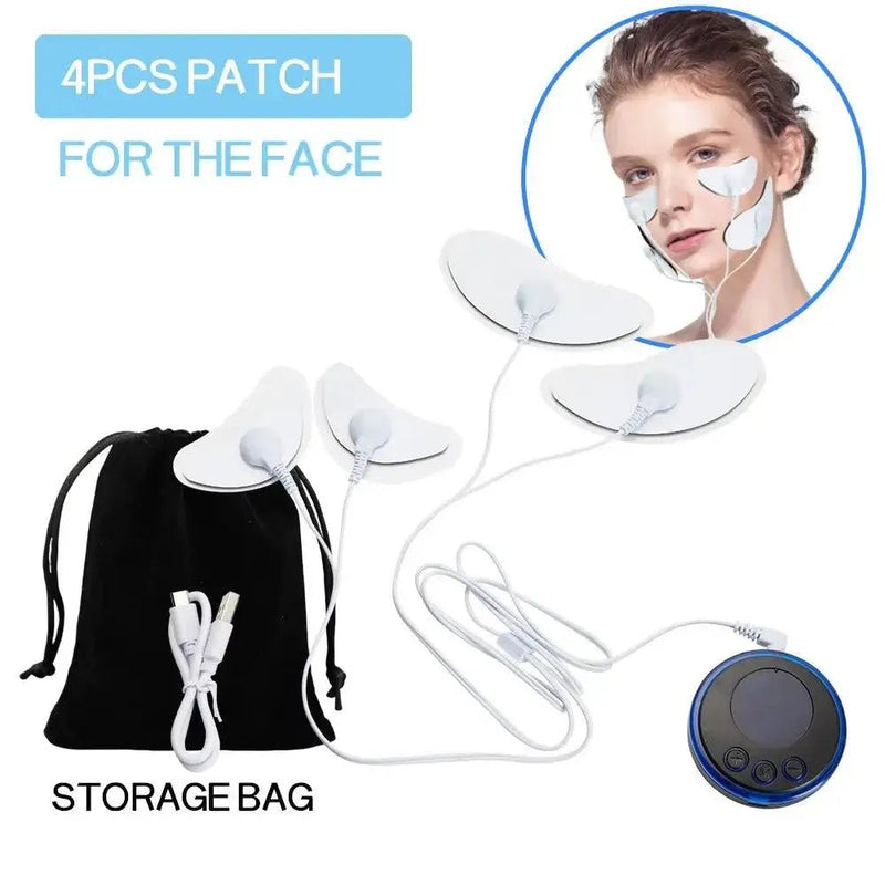 Massager for Face Ems Facial Massager Lifting Microcurrent V - Face Double Chin Remover Neck Lift Skin Tightening Anti - Wrinkle - Lacatang Shop