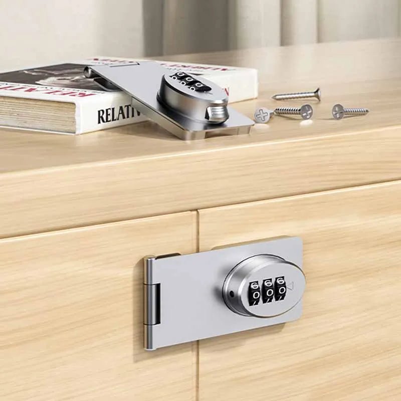 Mechanical Password Locks Home Multifunctional Child Safety Protection Lock for Drawer Cabinets Drawer Combination Lock - Lacatang Shop