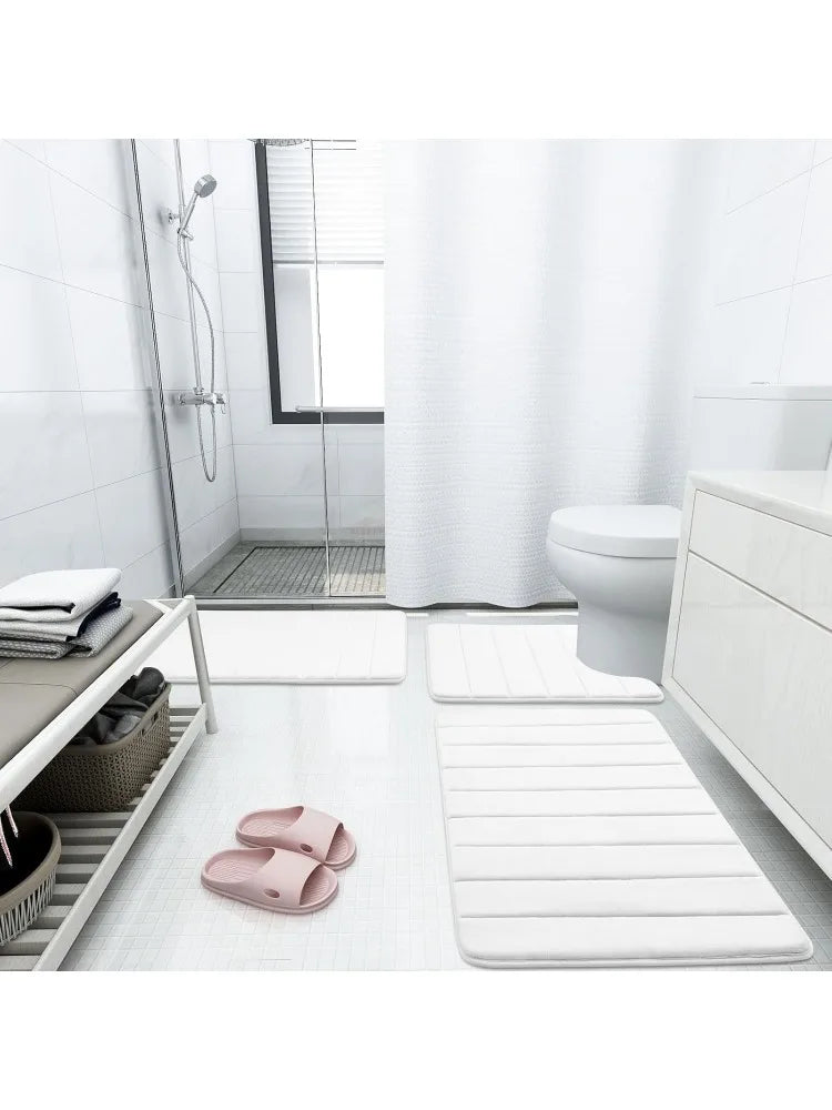 Memory Foam Bath Mat Rug - 70" x 24" Non - Slip and Ultra Soft - Lacatang Shop