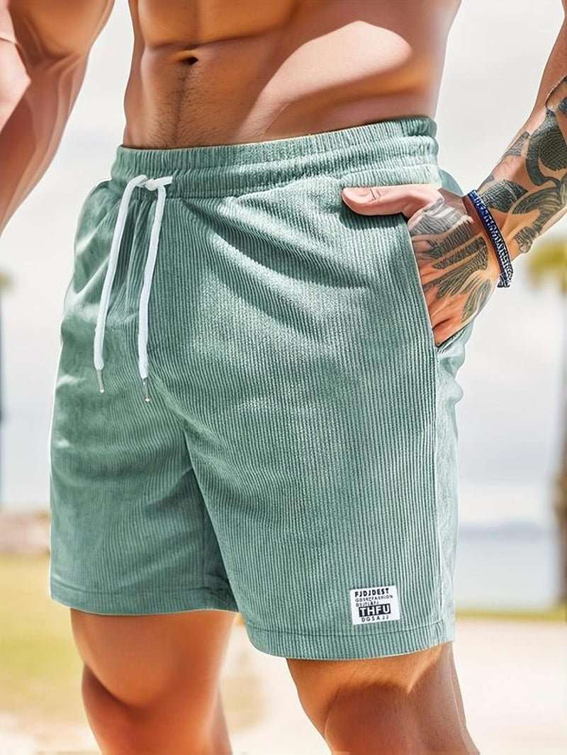 Men's Breathable Drawstring Shorts for Casual Summer Wear - Lacatang Shop