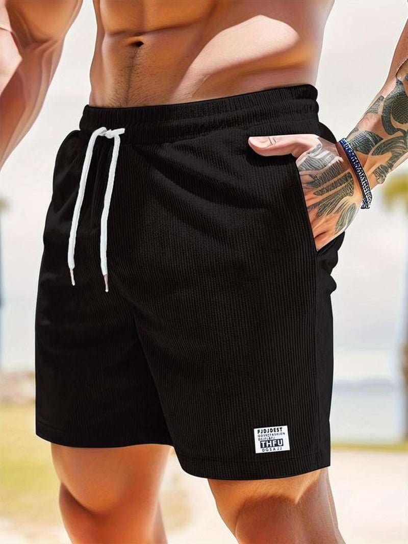 Men's Breathable Drawstring Shorts for Casual Summer Wear - Lacatang Shop