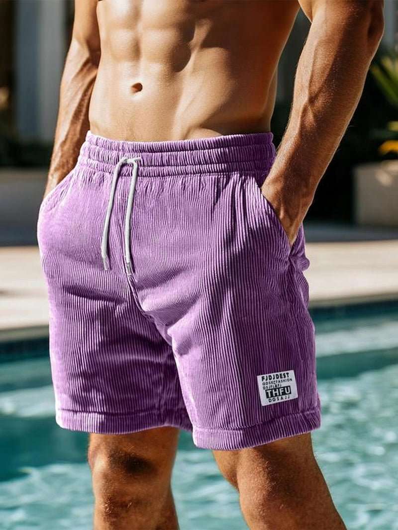 Men's Breathable Drawstring Shorts for Casual Summer Wear - Lacatang Shop