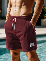 Men's Breathable Drawstring Shorts for Casual Summer Wear - Lacatang Shop