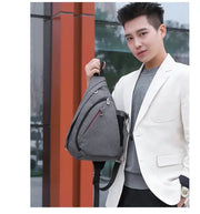Men's Personal Security Chest Bag Leisure Sports Digital Storage Bag Multifunctional Messenger Bag Mobile Phone handbag - Lacatang Shop