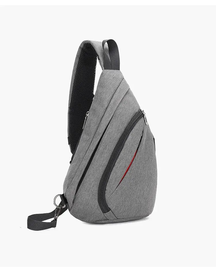 Men's Personal Security Chest Bag Leisure Sports Digital Storage Bag Multifunctional Messenger Bag Mobile Phone handbag - Lacatang Shop
