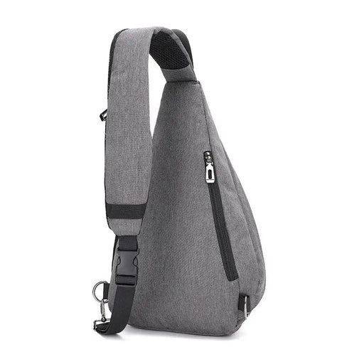 Men's Personal Security Chest Bag Leisure Sports Digital Storage Bag Multifunctional Messenger Bag Mobile Phone handbag - Lacatang Shop