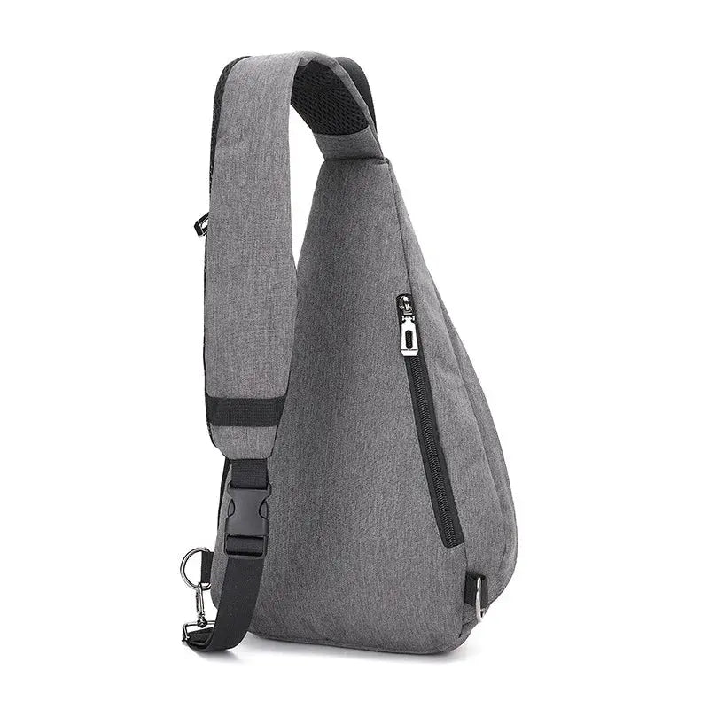 Men's Personal Security Chest Bag Leisure Sports Digital Storage Bag Multifunctional Messenger Bag Mobile Phone handbag - Lacatang Shop
