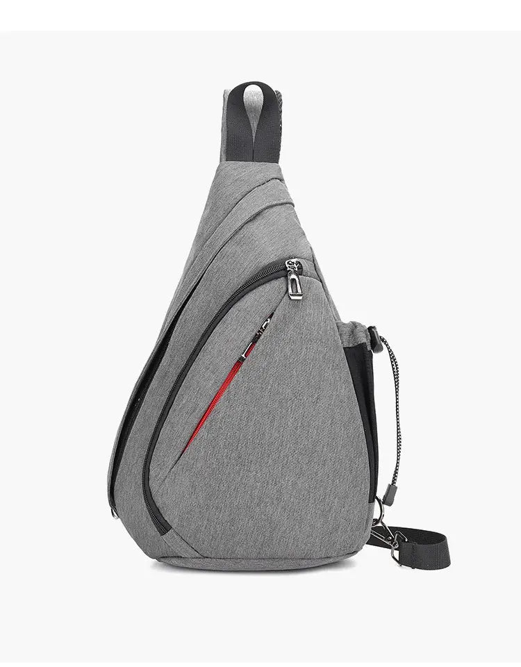 Men's Personal Security Chest Bag Leisure Sports Digital Storage Bag Multifunctional Messenger Bag Mobile Phone handbag - Lacatang Shop