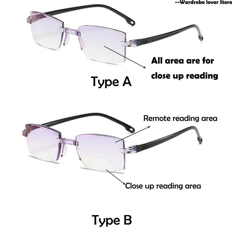 Men's Reading Glasses Smart Glasses With Automatic Adjustment Lens Dimming Glasse Women Anti - blue Light +1.0 - +4.0 Reading Mirror - Lacatang Shop
