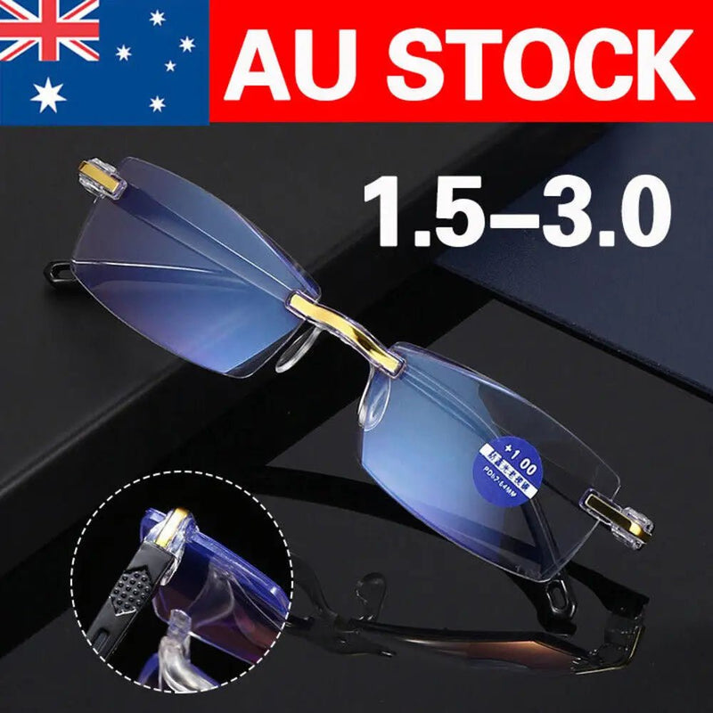 Men's Reading Glasses Smart Glasses With Automatic Adjustment Lens Dimming Glasse Women Anti - blue Light +1.0 - +4.0 Reading Mirror - Lacatang Shop