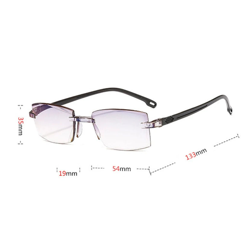 Men's Reading Glasses Smart Glasses With Automatic Adjustment Lens Dimming Glasse Women Anti - blue Light +1.0 - +4.0 Reading Mirror - Lacatang Shop