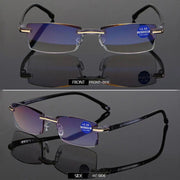 Men's Reading Glasses Smart Glasses With Automatic Adjustment Lens Dimming Glasse Women Anti - blue Light +1.0 - +4.0 Reading Mirror - Lacatang Shop