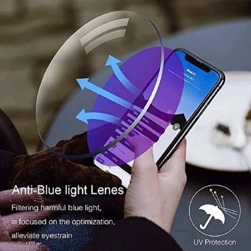 Men's Reading Glasses Smart Glasses With Automatic Adjustment Lens Dimming Glasse Women Anti - blue Light +1.0 - +4.0 Reading Mirror - Lacatang Shop