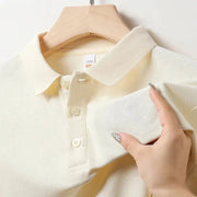 Men's Solid Color Casual Fashion Short Sleeve Polo Shirt Summer Comfortable Top for Business And Leisure - Lacatang Shop