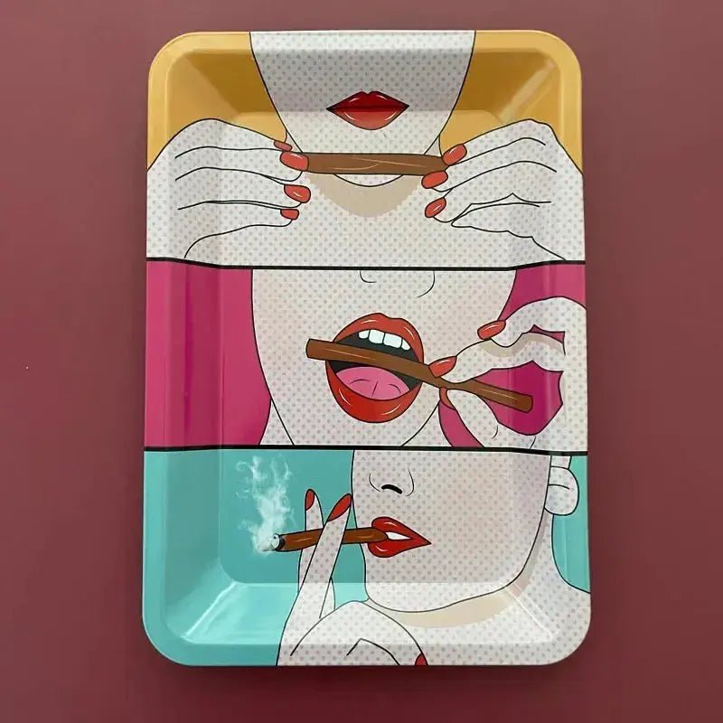 Metal Rolling Tray Collectable Roller Tray 180*125mm - Lacatang Shop