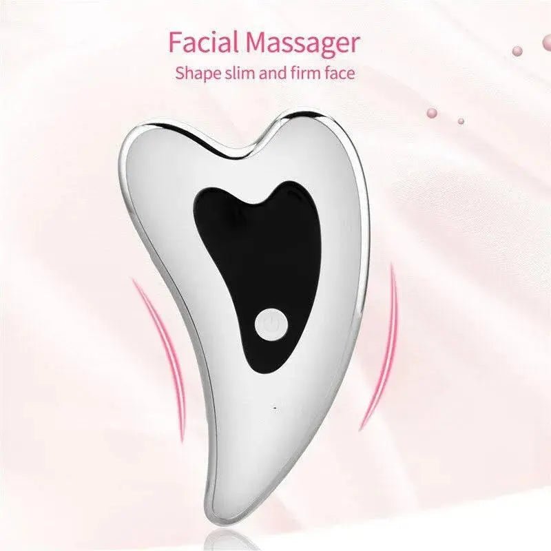 Micro - current Face Electric Guasha Massager Machine Facial Massage - Lacatang Shop