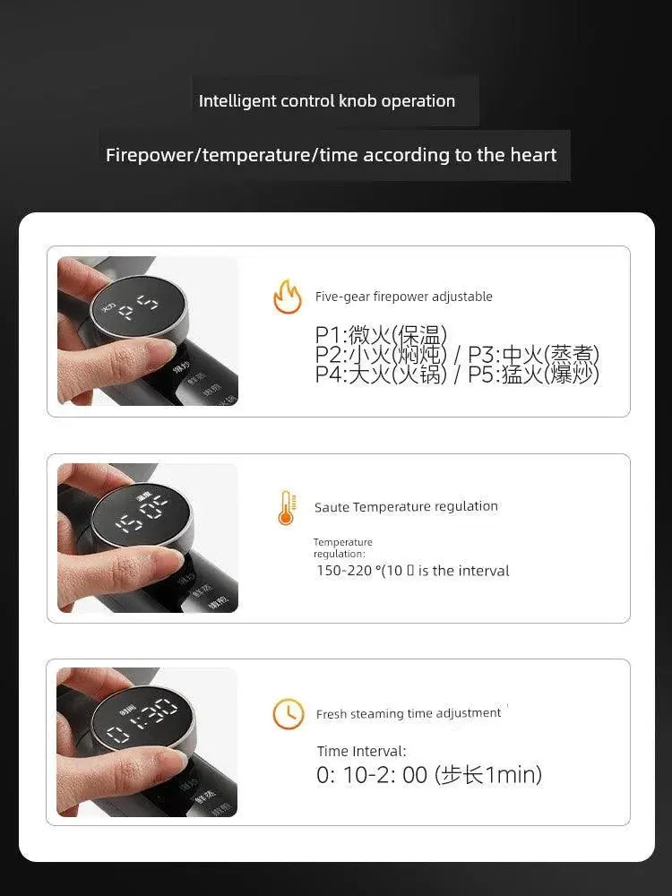 Midea Non - Flower Core Electric Frying Pan For Home Non - Stick Pan Multi - Functional Cooking and Cooking Integrated Large Capacity Electric Hot Pot - Lacatang Shop