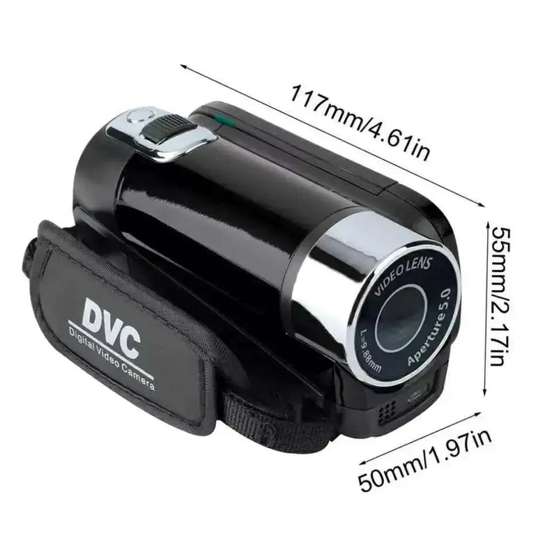 Mini Children's Digital Camera 270 Degree Rotation Screen HD 2MP Kids Birthday Christmas Gift Portable Photo Video Camcorder - Lacatang Shop