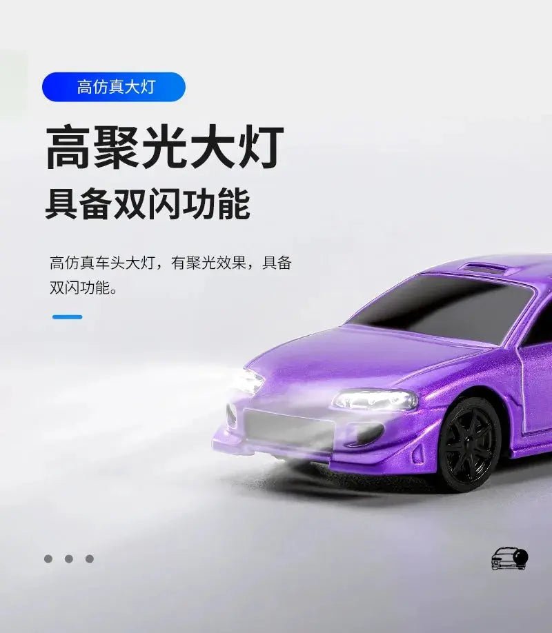 Miniature Turbo Racing 1:76 RC Car - Electric Pully C72 RTR for Desktop Fun - Lacatang Shop