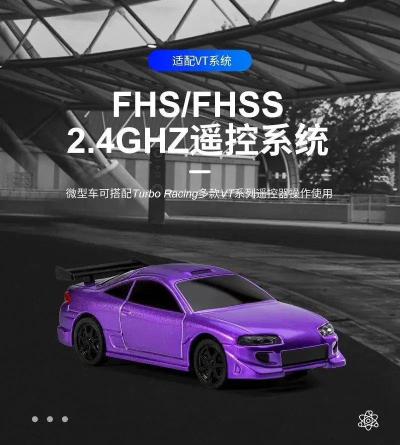 Miniature Turbo Racing 1:76 RC Car - Electric Pully C72 RTR for Desktop Fun - Lacatang Shop