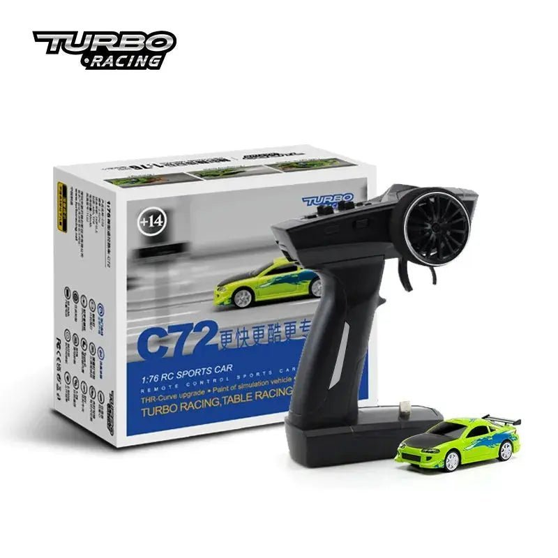 Miniature Turbo Racing 1:76 RC Car - Electric Pully C72 RTR for Desktop Fun - Lacatang Shop