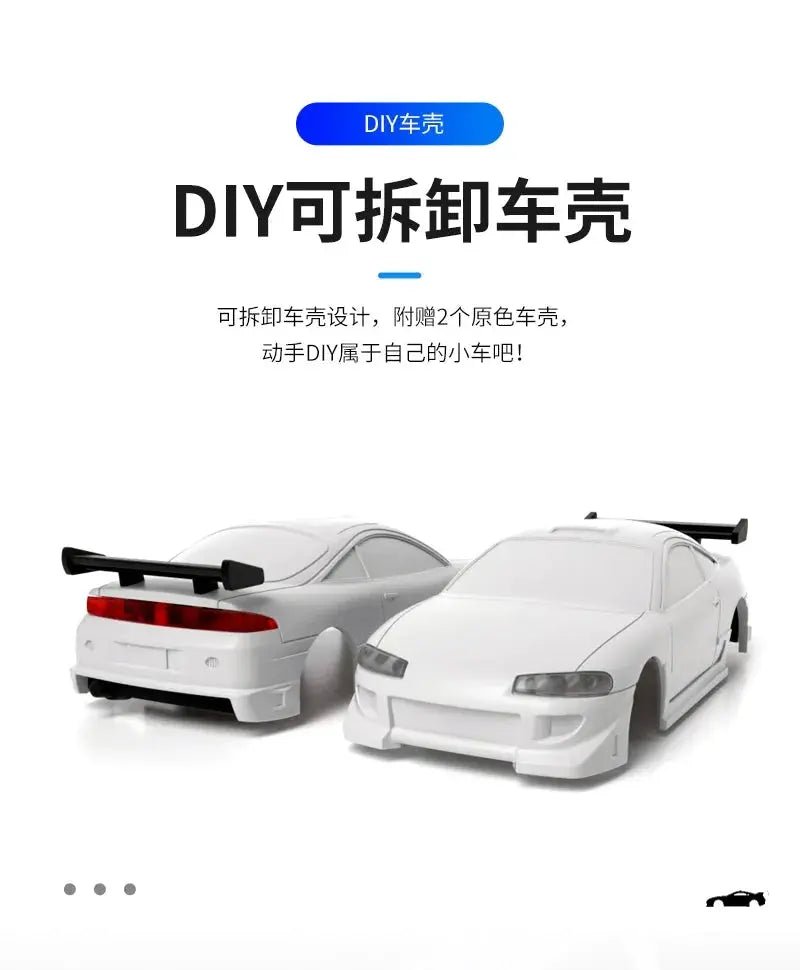 Miniature Turbo Racing 1:76 RC Car - Electric Pully C72 RTR for Desktop Fun - Lacatang Shop