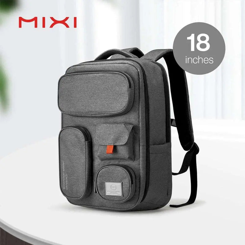 Mixi Men One Shoulder Backpack Women Sling Bag Crossbody USB Boys Cycling Sports Travel Versatile Fashion Student School - Lacatang Shop