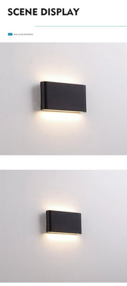 Modern IP65 Waterproof 6W/12W LED Wall Lights Indoor/Outdoor Balcony Decor Up Down Dual - Head Aluminum Wall Lamp Sconce Fixture - Lacatang Shop