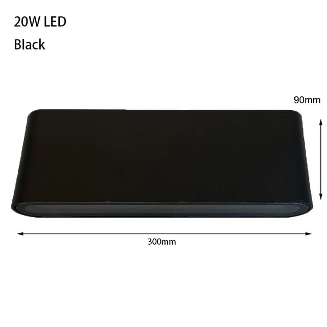 Modern IP65 Waterproof 6W/12W LED Wall Lights Indoor/Outdoor Balcony Decor Up Down Dual - Head Aluminum Wall Lamp Sconce Fixture - Lacatang Shop