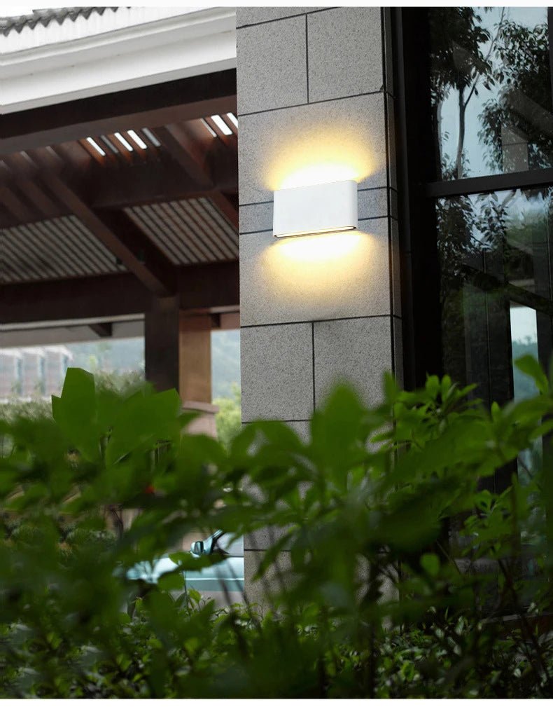 Modern IP65 Waterproof 6W/12W LED Wall Lights Indoor/Outdoor Balcony Decor Up Down Dual - Head Aluminum Wall Lamp Sconce Fixture - Lacatang Shop