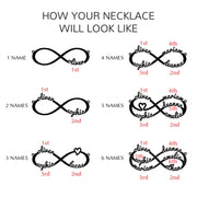 Mom Bracelet with Kids' Names - Infinity Bracelet - Lacatang Shop