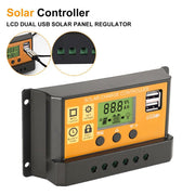 MPPT Solar Panel Regulator Charge Controller Auto Focus Tracking 30 - 100A 12V/24V - Lacatang Shop