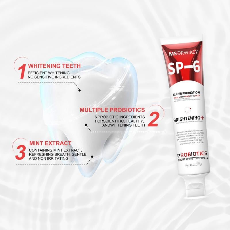 MSDRWIKEY SP - 6 Probiotic Toothpaste for Enamel Repair - Lacatang Shop