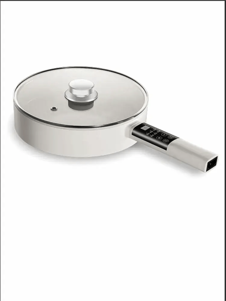 Multi - Functional Electric Frying Pan For Home Flats Pancake Maker Ceramic Glaze Non - Stick Pan All - in - One Pot Small Plug Electric Frying Pan Student - Lacatang Shop