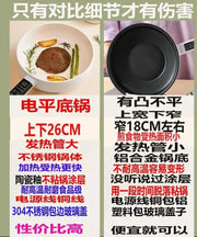 Multi - Functional Electric Frying Pan For Home Flats Pancake Maker Ceramic Glaze Non - Stick Pan All - in - One Pot Small Plug Electric Frying Pan Student - Lacatang Shop