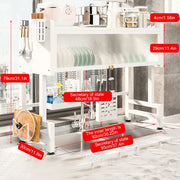 Multi - Functional Over The Sink Dish Drying Rack - Lacatang Shop