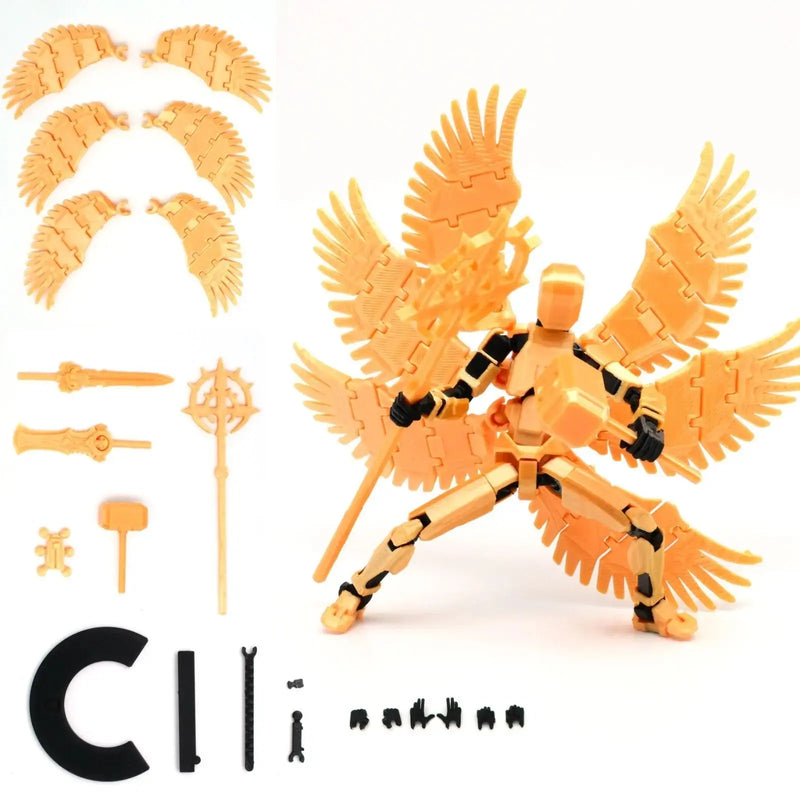 Multi - Jointed Movable Shapeshift Robot 2.0 3D Printed Mannequin Dummy 13 Action Figures Toys Kids Adults Parent - children Games - Lacatang Shop