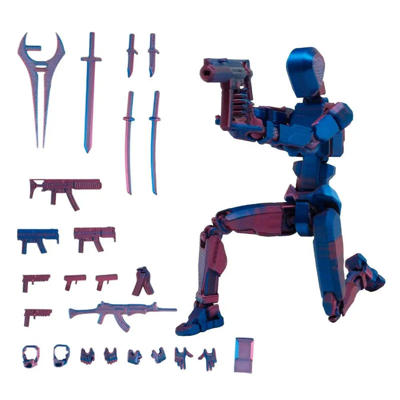 Multi - Jointed Movable Shapeshift Robot 2.0 3D Printed Mannequin Dummy 13 Action Figures Toys Kids Adults Parent - children Games - Lacatang Shop
