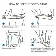 MultiFunction Fitness Resistance Bands for Butt Leg Muscle Training - Lacatang Shop