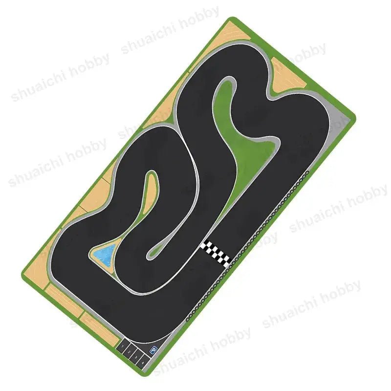 Multipurpose 2mm Thick Rubber Mouse Pad 300x700mm with Non - Slip Traffic Simulation Design for Desk Use - Lacatang Shop