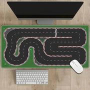 Multipurpose 2mm Thick Rubber Mouse Pad 300x700mm with Non - Slip Traffic Simulation Design for Desk Use - Lacatang Shop