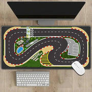 Multipurpose Non - Slip Rubber Mouse Pad 300x700mm with Traffic Simulation Design - 2mm Thickness Desk Mat - Lacatang Shop