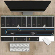 Multipurpose Non - Slip Rubber Mouse Pad 300x700mm with Traffic Simulation Design - 2mm Thickness Desk Mat - Lacatang Shop