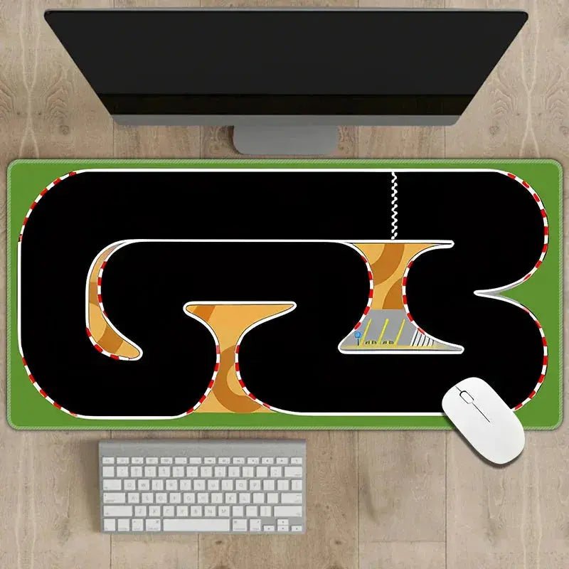 Multipurpose Non - Slip Rubber Mouse Pad 300x700mm with Traffic Simulation Design - 2mm Thickness Desk Mat - Lacatang Shop