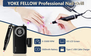 NailSculptor Pro: 40K RPM Rechargeable Drill 2023 - Lacatang Shop